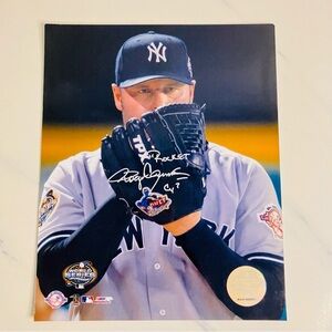 MLB New York Yankees | Roger Clemens Signed Pitching Poster